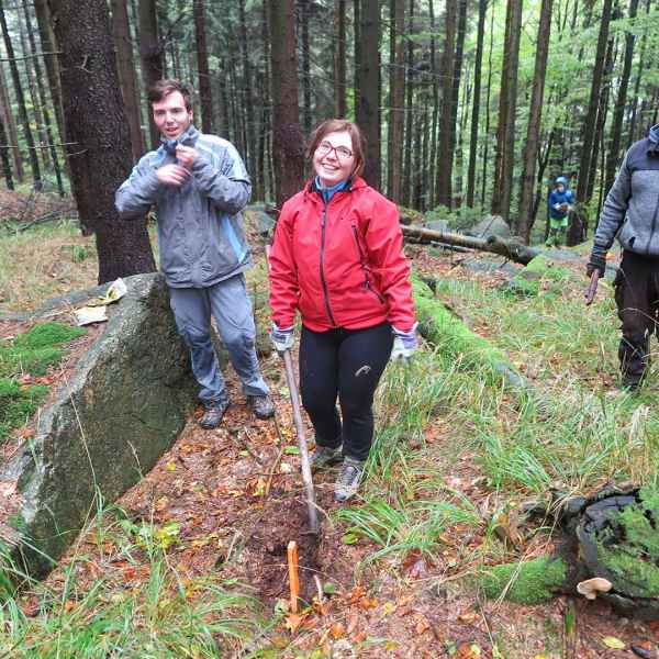 Dobrá nálada při výsadbě