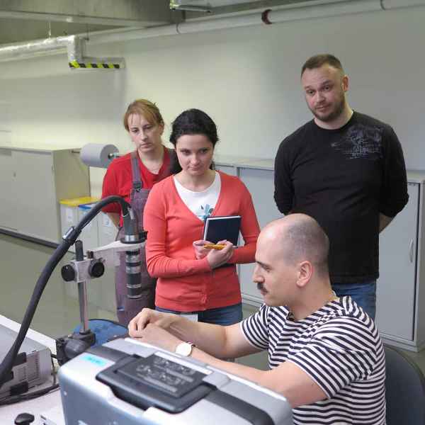 Práce v laboratoři